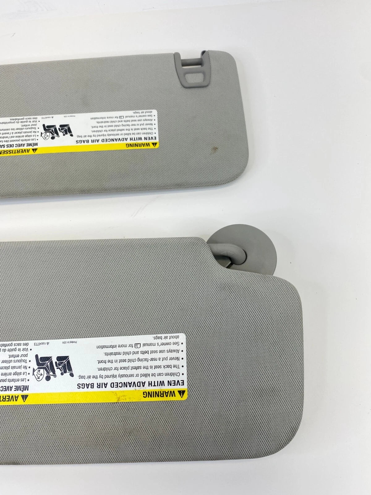2010-2017 CHEVROLET EQUINOX GMC TERRAIN SUNVISOR SUN VISOR SET LEFT & RIGHT