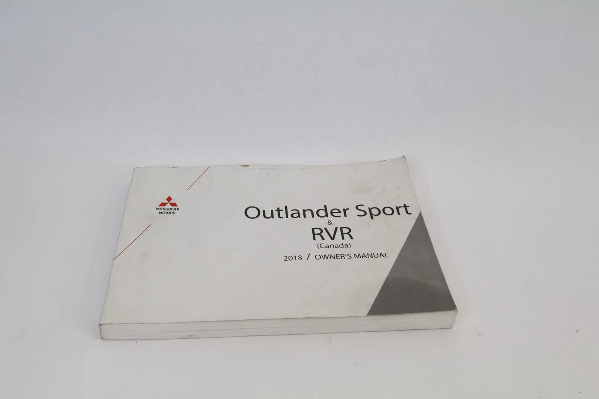2018 MITSUBISHI OUTLANDER SPORT & RVR OWNERS MANUAL WARRANTY HANDBOOK GUIDE OEM
