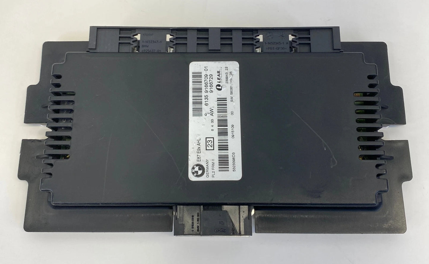 2007 2008 BMW 335XI FOOTWELL MODULE FRM2 ADAPTIVE HEADLIGHTS LEAR OEM 9166709