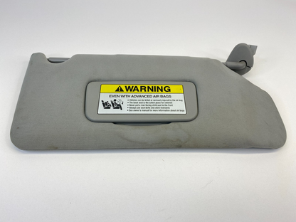 2004-2007 Honda Accord Right Passenger Sunvisor Sun Visor Shade Gray OEM