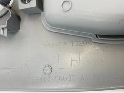 10 11 TOYOTA CAMRY FRONT LEFT SIDE POCKET CONSOLE TRIM KICK PANEL 58817-06030