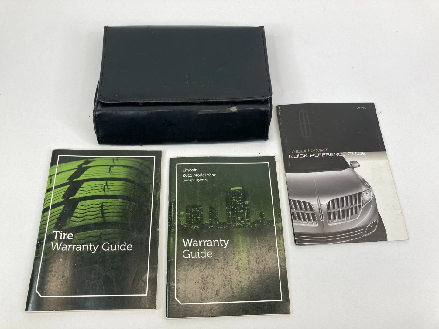 2011 11 LINCOLN MKT QUICK REFERENCE MANUAL WARRANTY GUIDE SET W/ CASE OEM
