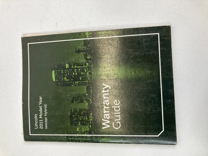 2011 11 LINCOLN MKT QUICK REFERENCE MANUAL WARRANTY GUIDE SET W/ CASE OEM
