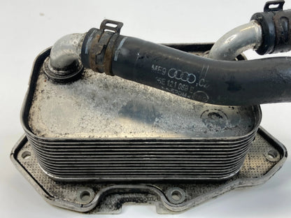 2005-2015 AUDI A6 QUATTRO 3.2L ENGINE OIL COOLER COOLANT W HOSE 06E-121-058-E
