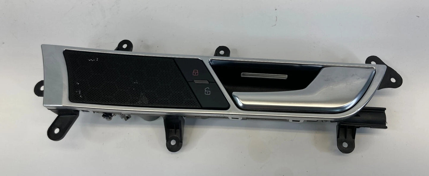 2006-2011 AUDI A6 QUATTRO FRONT RIGHT INNER DOOR HANDLE W/TWEETER 4F0-837-020D