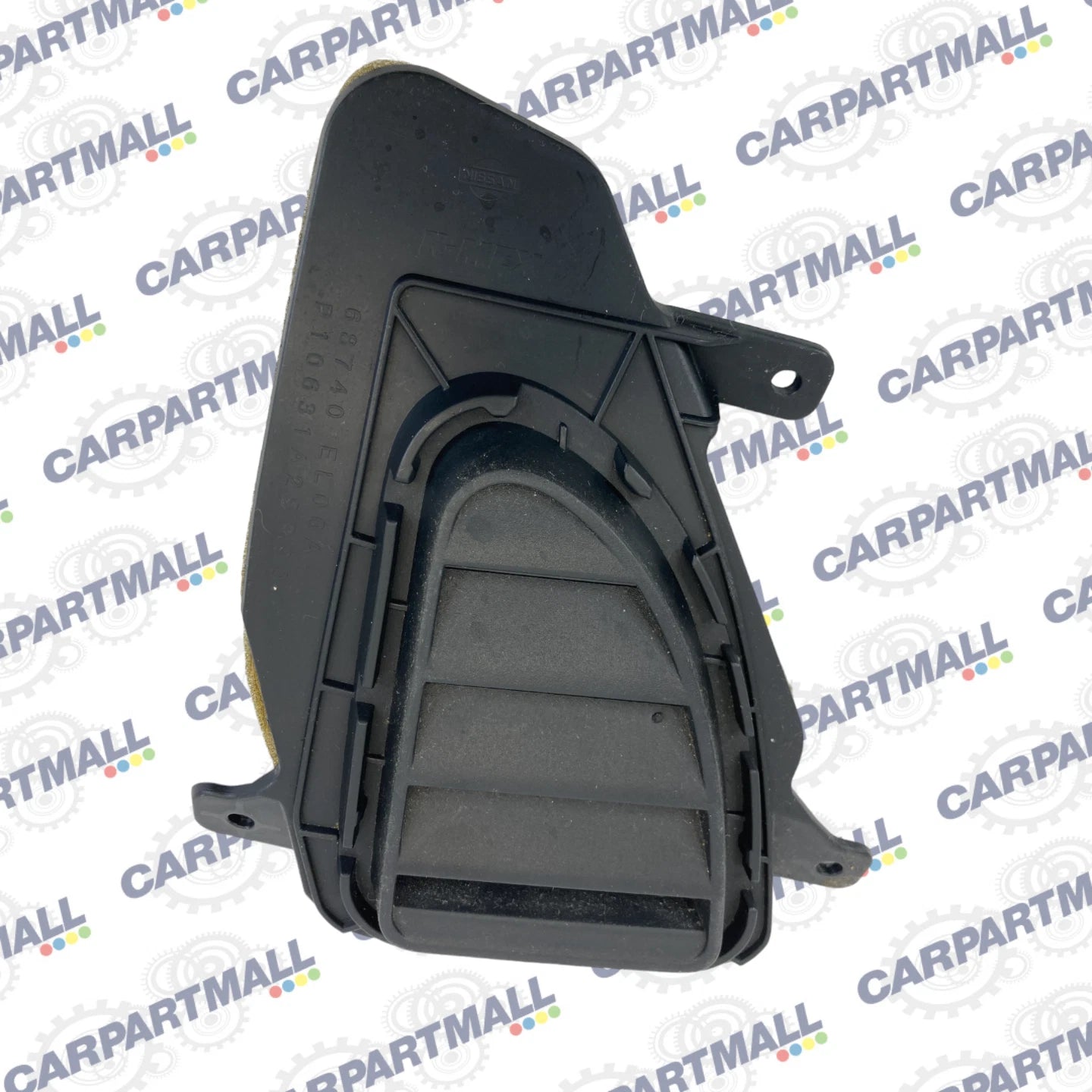 07-12 NISSAN VERSA UPPER DASH RIGHT SIDE AC VENT DEFROST GRILLE 68740-EL00A OEM