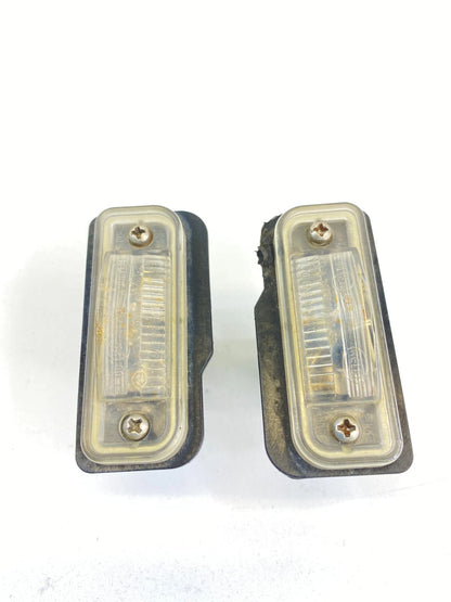 2003-2006 MERCEDES-BENZ E500 REAR LICENSE PLATE LIGHT LAMP SET PAIR A2118200756