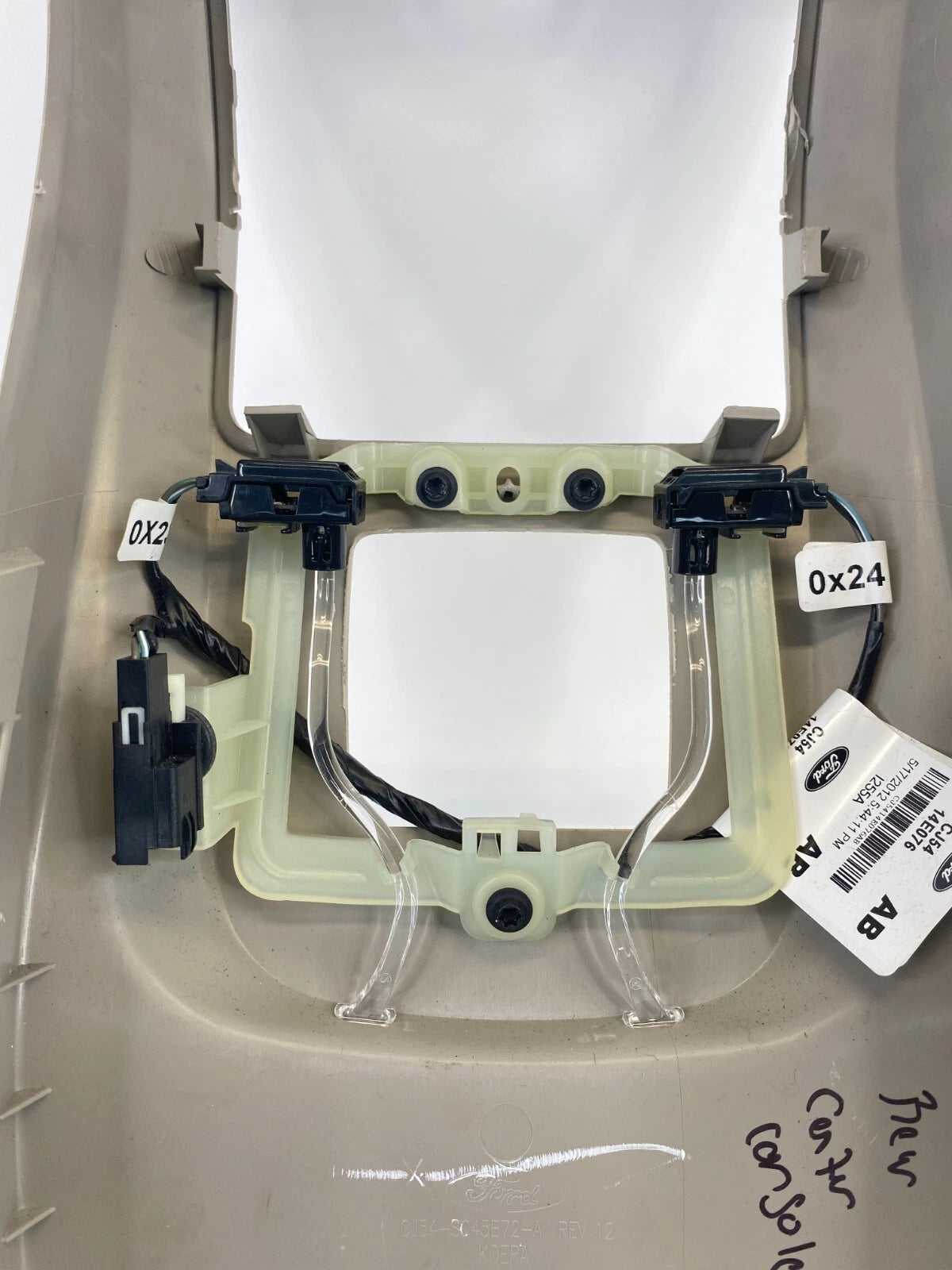 2013-2019 FORD ESCAPE REAR BACK CENTER CONSOLE PANEL COVER TRIM CJ54-S045B72-A