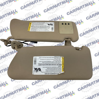 2004-2009 Cadillac SRX Front Right & Left Side Sunvisor Sun Visor Shade Pair Set
