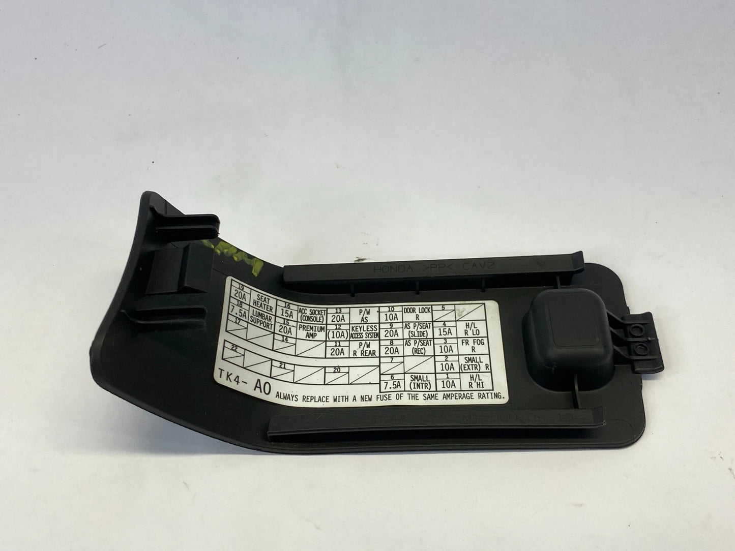 09-14 ACURA TL LEFT SIDE LOWER KICK PANEL FUSE BOX CAP COVER TRIM 83112TK4A OEM