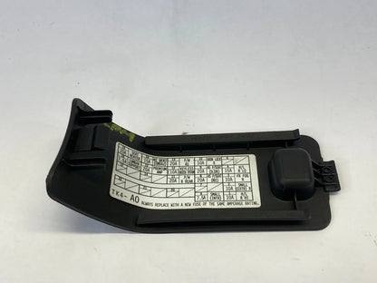 09-14 ACURA TL LEFT SIDE LOWER KICK PANEL FUSE BOX CAP COVER TRIM 83112TK4A OEM