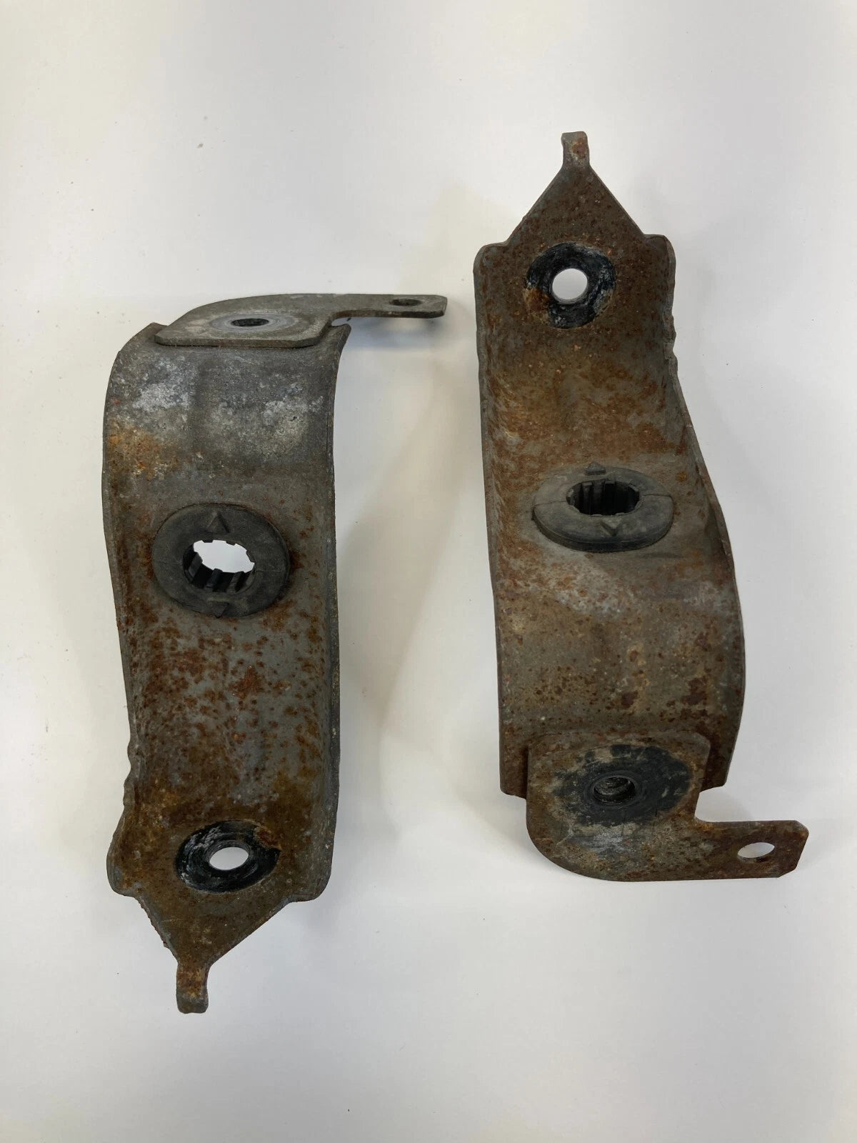 2000-2006 MAZDA MPV A/C AC CONDENSER UPPER MOUNT BRACKET SUPPORT SET PAIR OEM