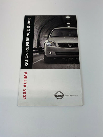 2005 Nissan Altima Owners Manual Information Guide Book Set w / Case OEM