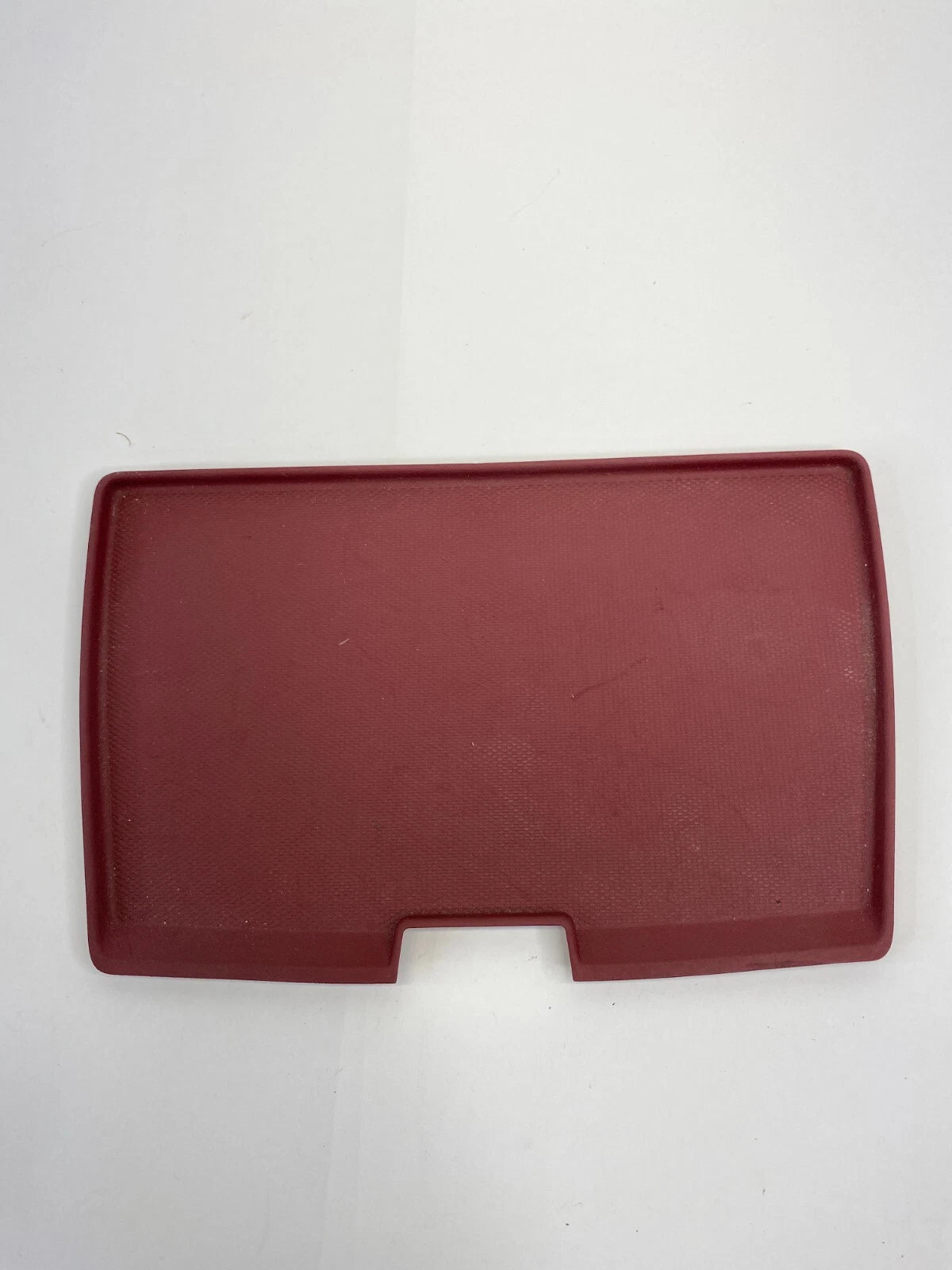 10-17 CHEVY EQUINOX CENTER CONSOLE STORAGE FLOOR LINER RUBBER RED MAT 25876557