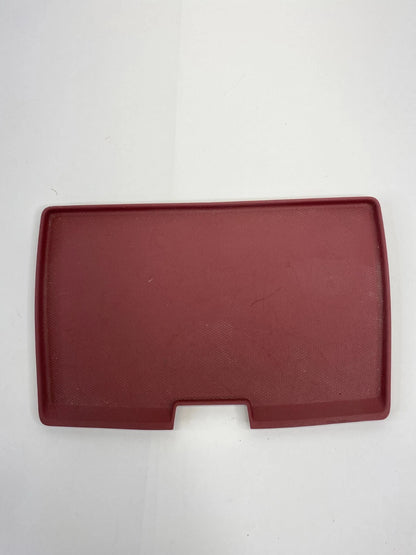 10-17 CHEVY EQUINOX CENTER CONSOLE STORAGE FLOOR LINER RUBBER RED MAT 25876557