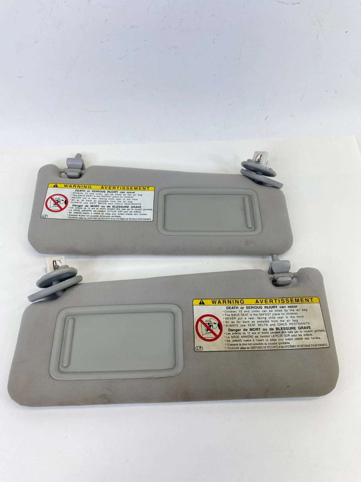 2006 06 LEXUS IS250 IS350 SUNVISOR LEFT & RIGHT SUN VISOR SET PAIR ASSEMBLY OEM