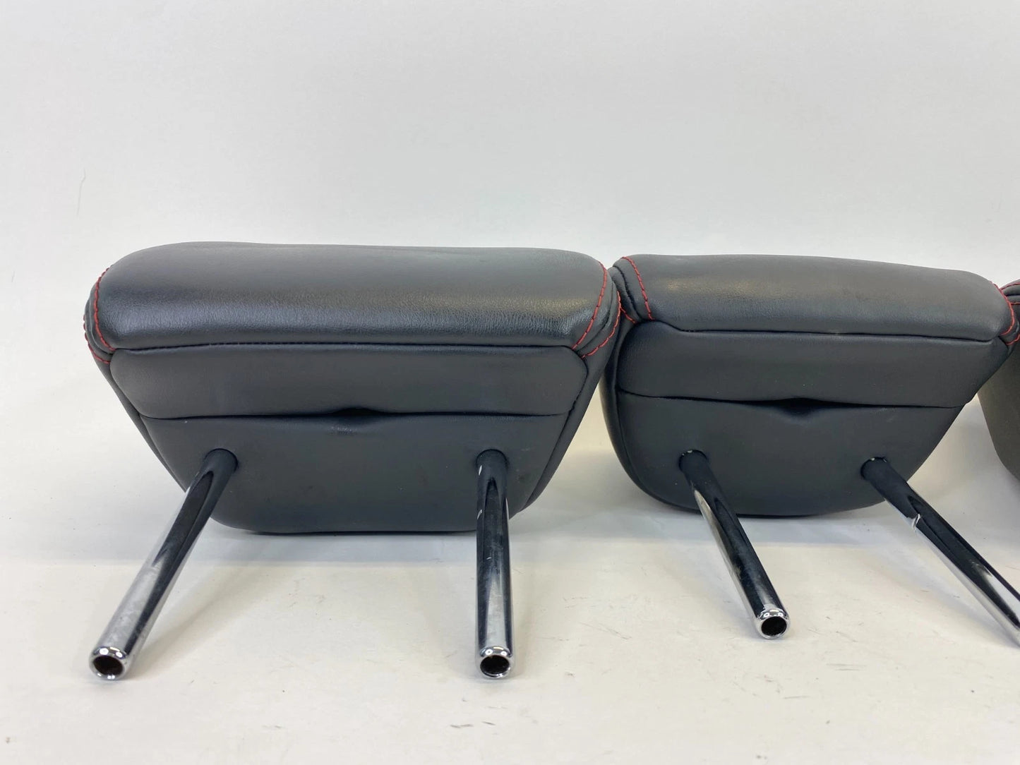16-20 OUTLANDER SPORT REAR BACK 2ND ROW SEAT HEADREST LEATHER BLACK SET OF 3 OEM