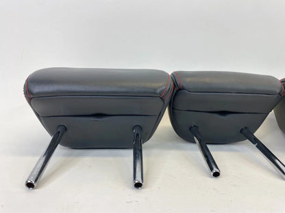 16-20 OUTLANDER SPORT REAR BACK 2ND ROW SEAT HEADREST LEATHER BLACK SET OF 3 OEM