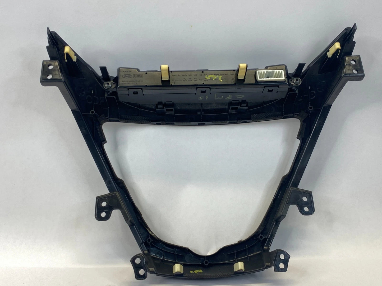 11-13 HYUNDAI ELANTRA CENTER DASH RADIO TRIM CLOCK BEZEL PANEL OEM 94510-3X000