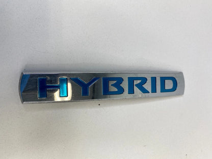 2007-2011 NISSAN ALTIMA SEDAN REAR TAILGATE EMBLEM BADGE LOGO CHROME HYBRID OEM