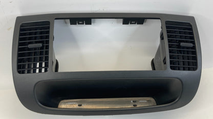 2004-2006 Toyota Camry Dash Radio Clock Bezel Trim Panel w/Air Vent OEM
