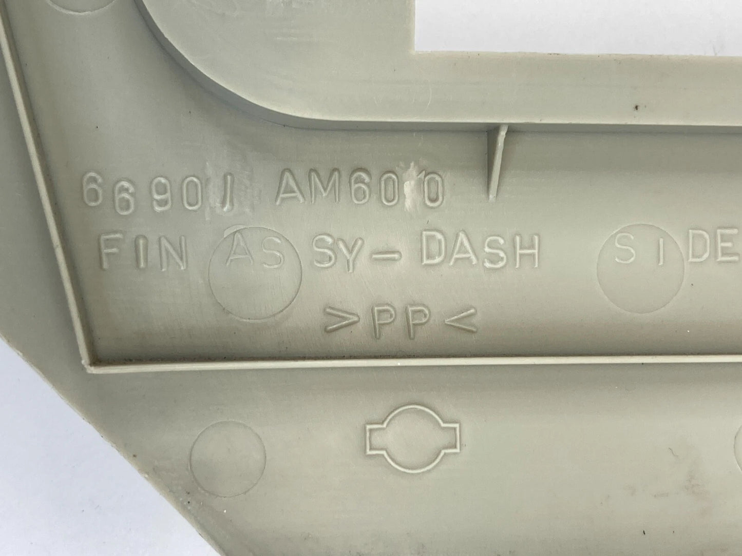 2003-2006 INFINITI G35 LEFT SIDE DASH FUSE BOX TRIM KICK COVER PANEL 66901AM6010