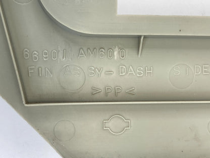 2003-2006 INFINITI G35 LEFT SIDE DASH FUSE BOX TRIM KICK COVER PANEL 66901AM6010