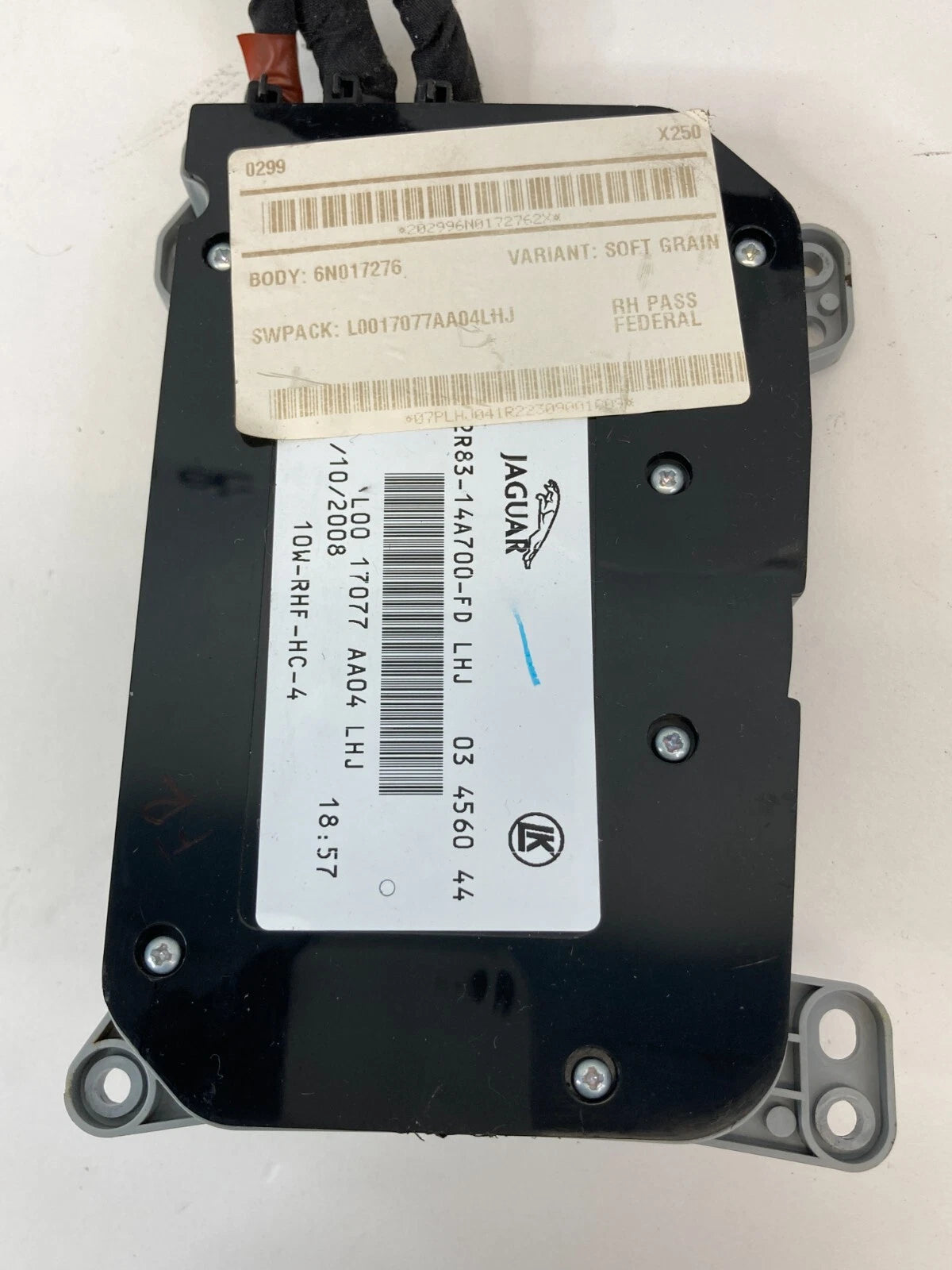 2009-2011 JAGUAR XF FRONT RIGHT SEAT ADJUSTMENT CONTROL SWITCH 2R83-14A700-FD
