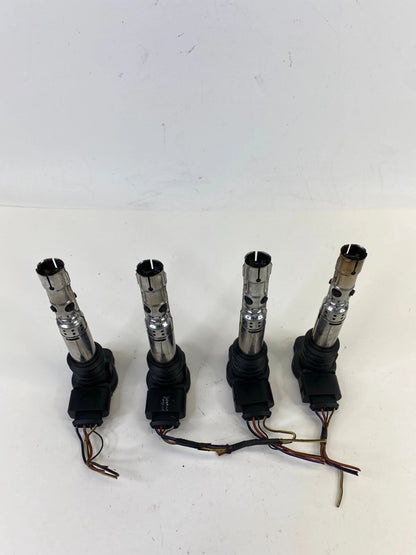2001-2005 VOLKSWAGEN BEETLE 1.8L AT ENGINE IGNITION COILS SET 4 PIECES OEM
