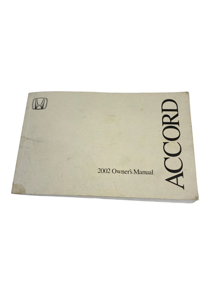 2002 HONDA ACCORD SEDAN OWNERS MANUAL HANDBOOK GUIDE OEM