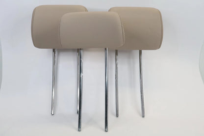10-16 MERCEDES W212 E350 E250 REAR SEAT HEADREST HEAD REST SET 3 PIECES BEIGE