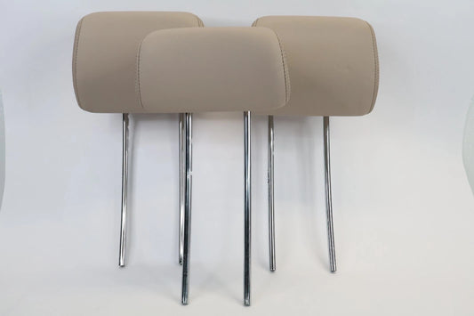 10-16 MERCEDES W212 E350 E250 REAR SEAT HEADREST HEAD REST SET 3 PIECES BEIGE