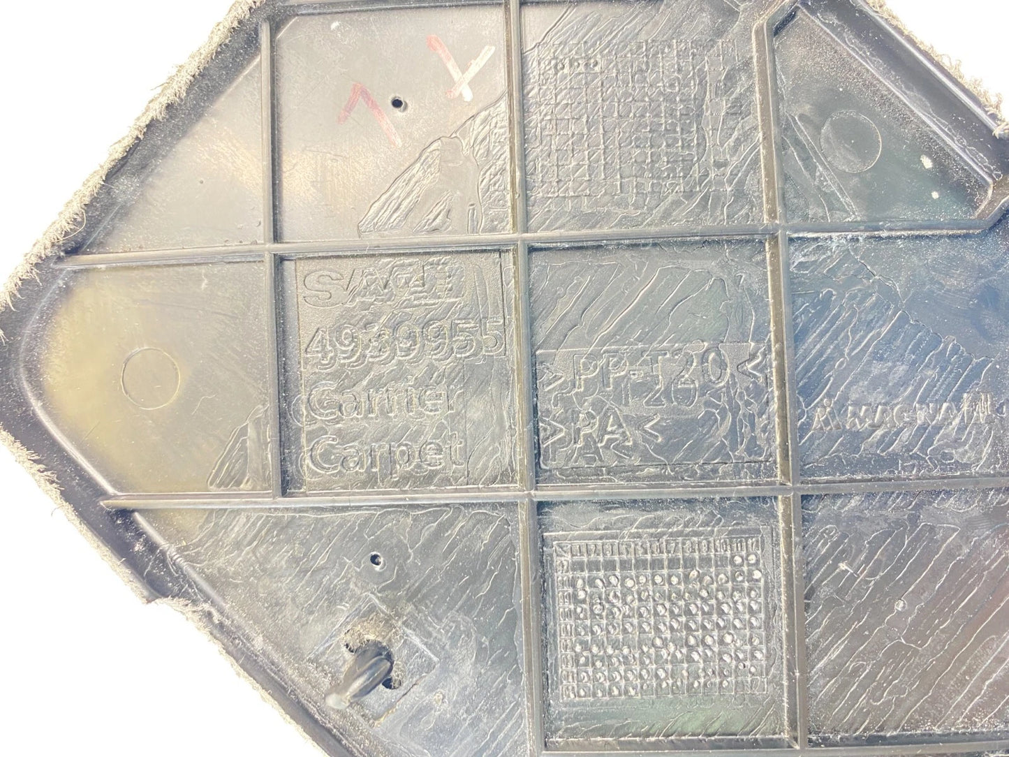 2006-2009 SAAB 9-5 REAR LEFT TAILLIGHT CARRIER CARPET PANEL TRIM 4939955 OEM