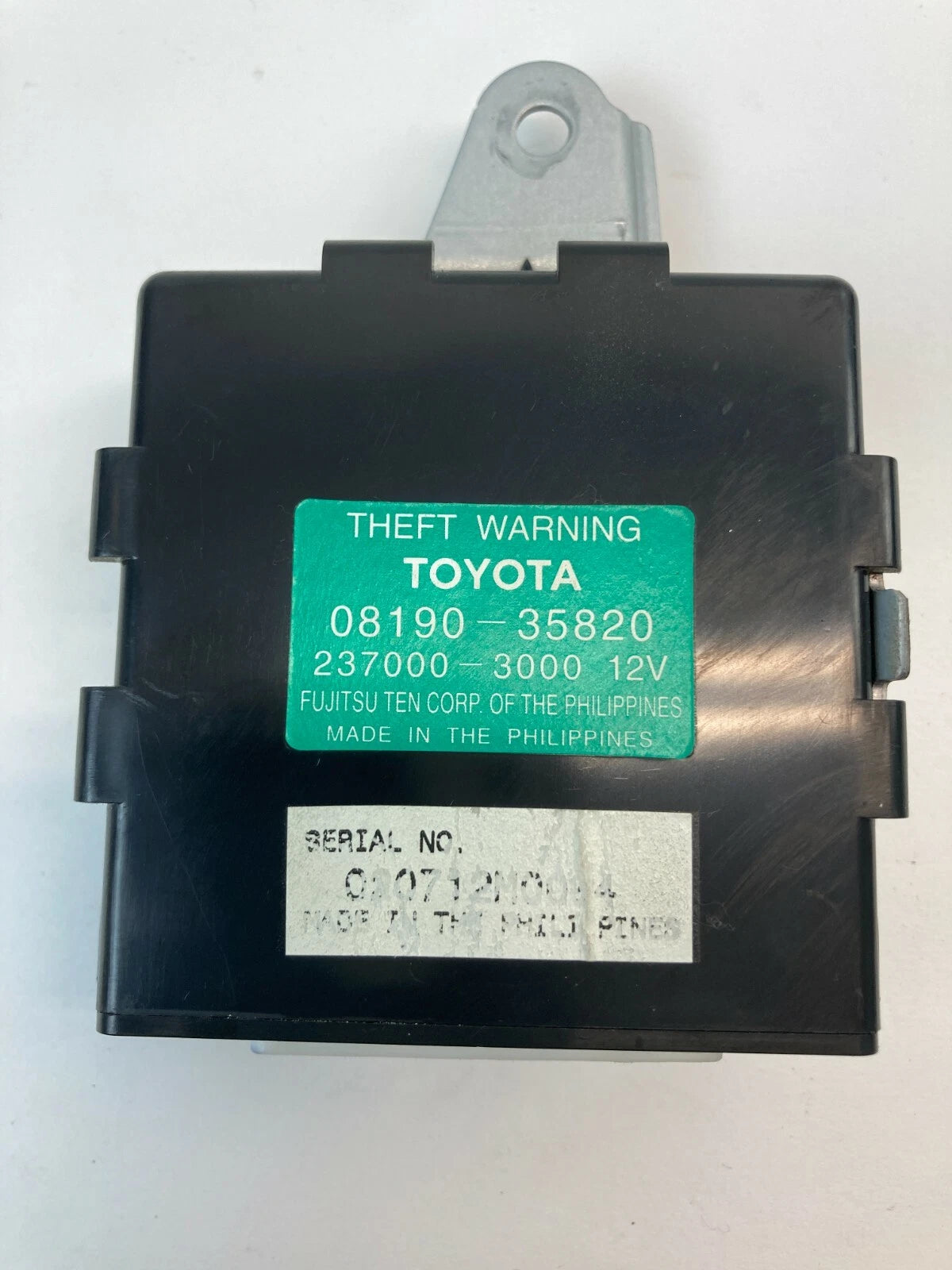 2003-2009 TOYOTA 4RUNNER THEFT WARNING ALARM CONTROL MODULE UNIT OEM 08190-35820