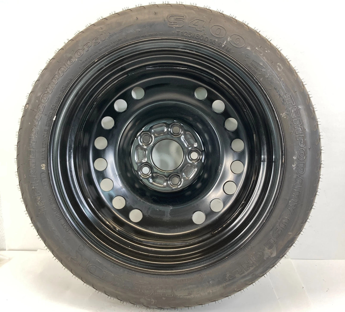 11-13 Hyundai Elantra Emergency Spare Tire Wheel Compact Donut T125/80/D16 97M