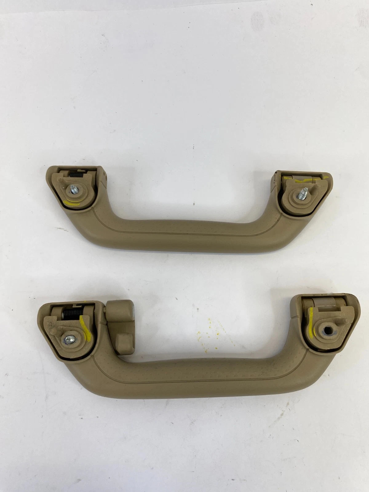 2005-2007 HONDA ODYSSEY INTERIOR REAR ROOF GRAB HANDLE BAR PAIR SET BEIGE OEM
