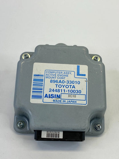 07-12 LEXUS ES350 3.5L AT ACTIVE ENGINE MOUNT CONTROL MODULE UNIT 896A0-33010