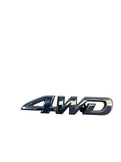 06-12 TOYOTA RAV4 REAR RIGHT SIDE TRUNK LID DOOR LOGO EMBLEM BADGE CHROME OEM