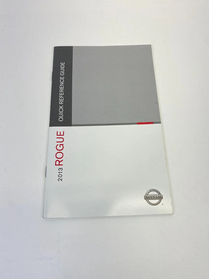 2013 13 NISSAN ROGUE OWNERS MANUAL & WARRANTY INFORMATION SET KIT W/ CASE OEM