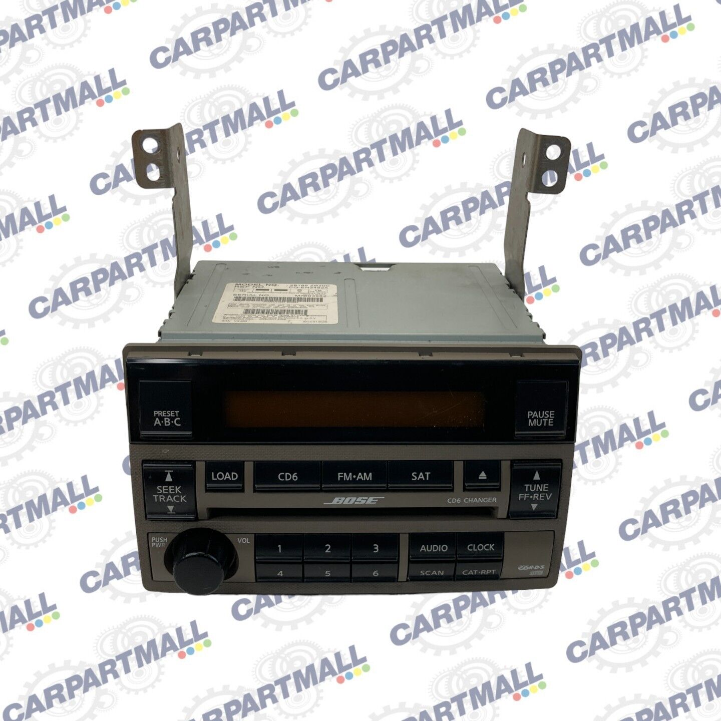 2005 2006 Nissan Altima Radio Receiver AM/FM 6 CD Changer Player 28185-ZB20C OEM