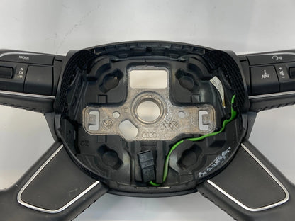 13-16 AUDI A4 A4 QUATTRO STEERING WHEEL W/ AUDIO SWITCH 4 SPOKE 4L0419091AC OEM