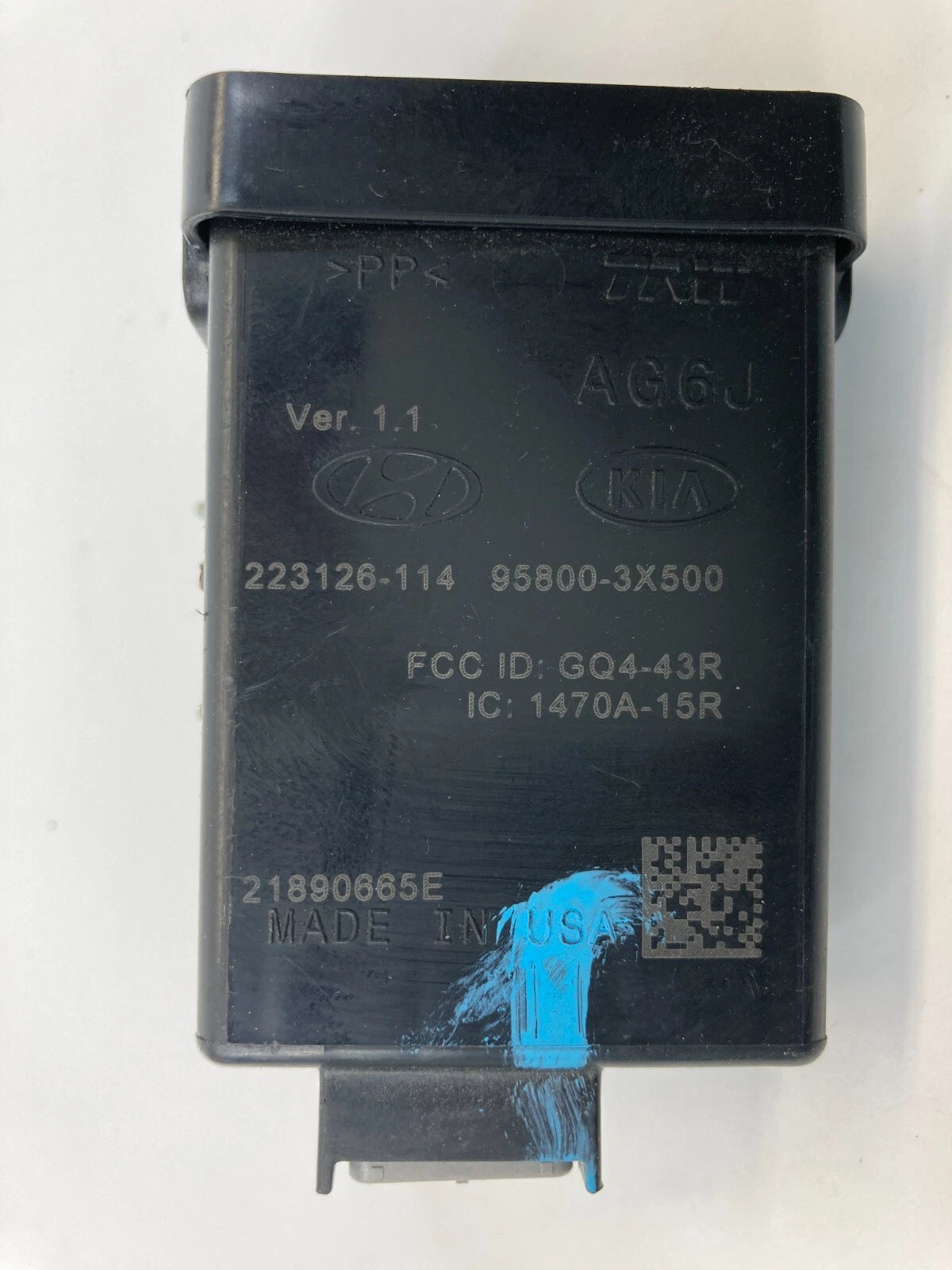 2014-2016 HYUNDAI ELANTRA TIRE PRESSURE CONTROL COMPUTER MODULE 95800-3X500