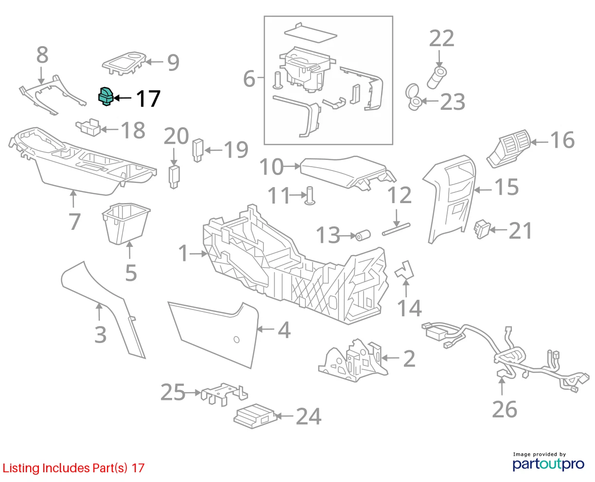 2011-2013 BUICK REGAL PARKING PARK BRAKE CONTROL SWITCH BUTTON 12771420 OEM