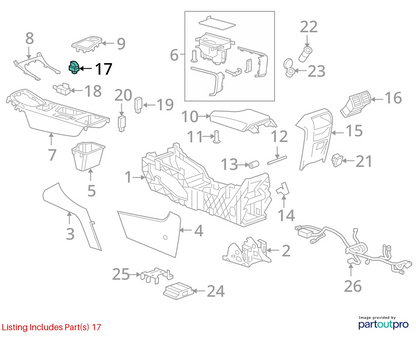 2011-2013 BUICK REGAL PARKING PARK BRAKE CONTROL SWITCH BUTTON 12771420 OEM