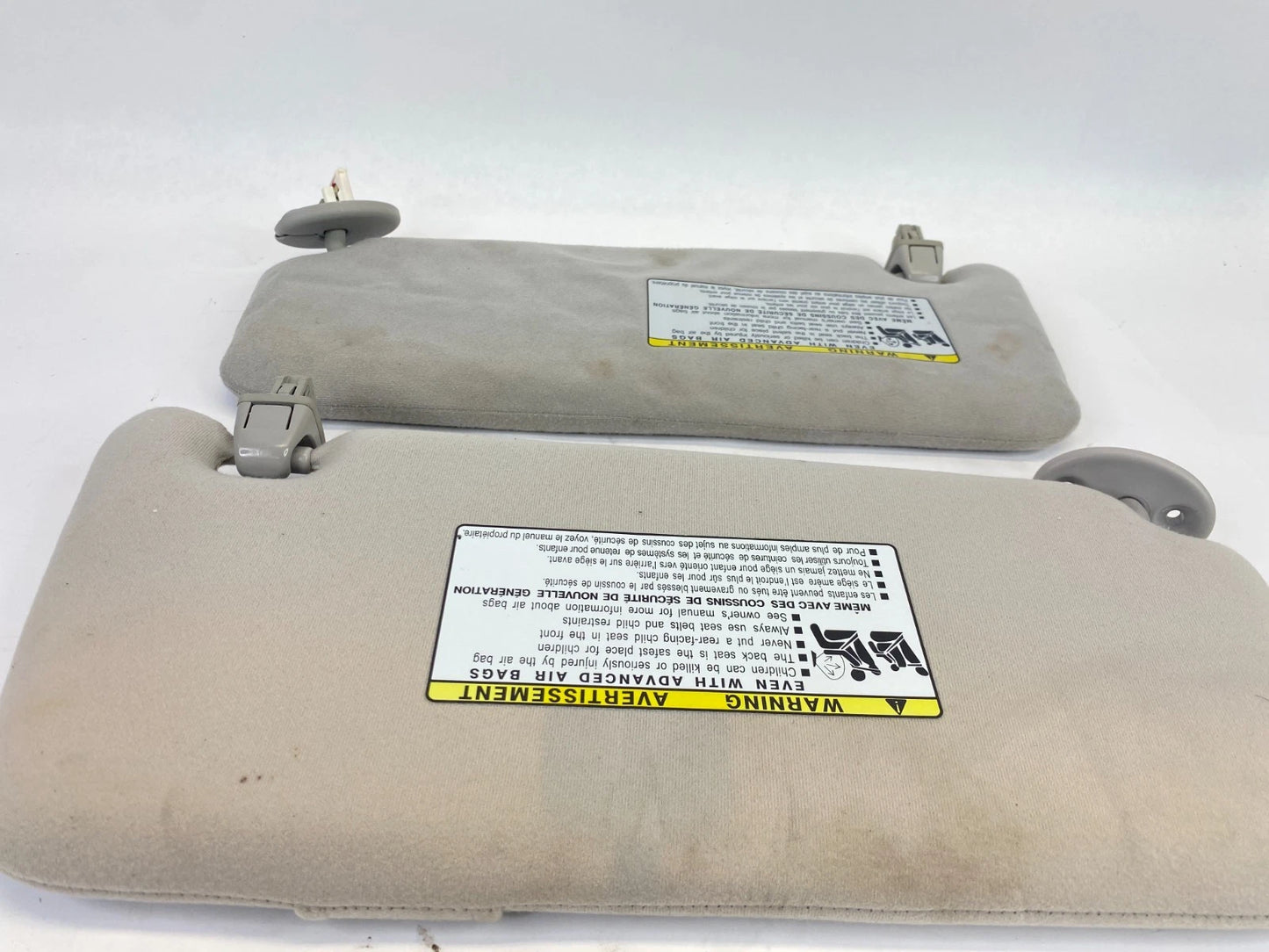 2009-2016 TOYOTA VENZA ROOF SUNVISOR SUN VISOR SHADE PAIR SET OEM
