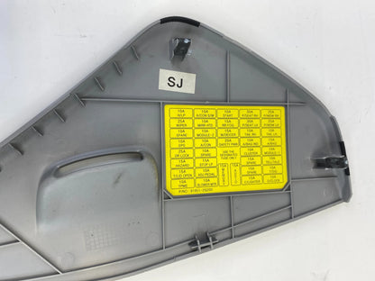 2006-2010 KIA OPTIMA DASH LEFT SIDE FUSE END TRIM COVER CAP 84768-2G000 OEM