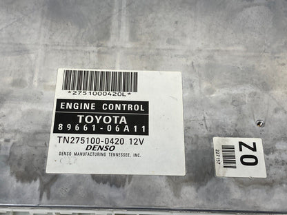 2004 Toyota Camry 3.0L Engine Computer Control Module ECM ECU PCM 89661-06A11