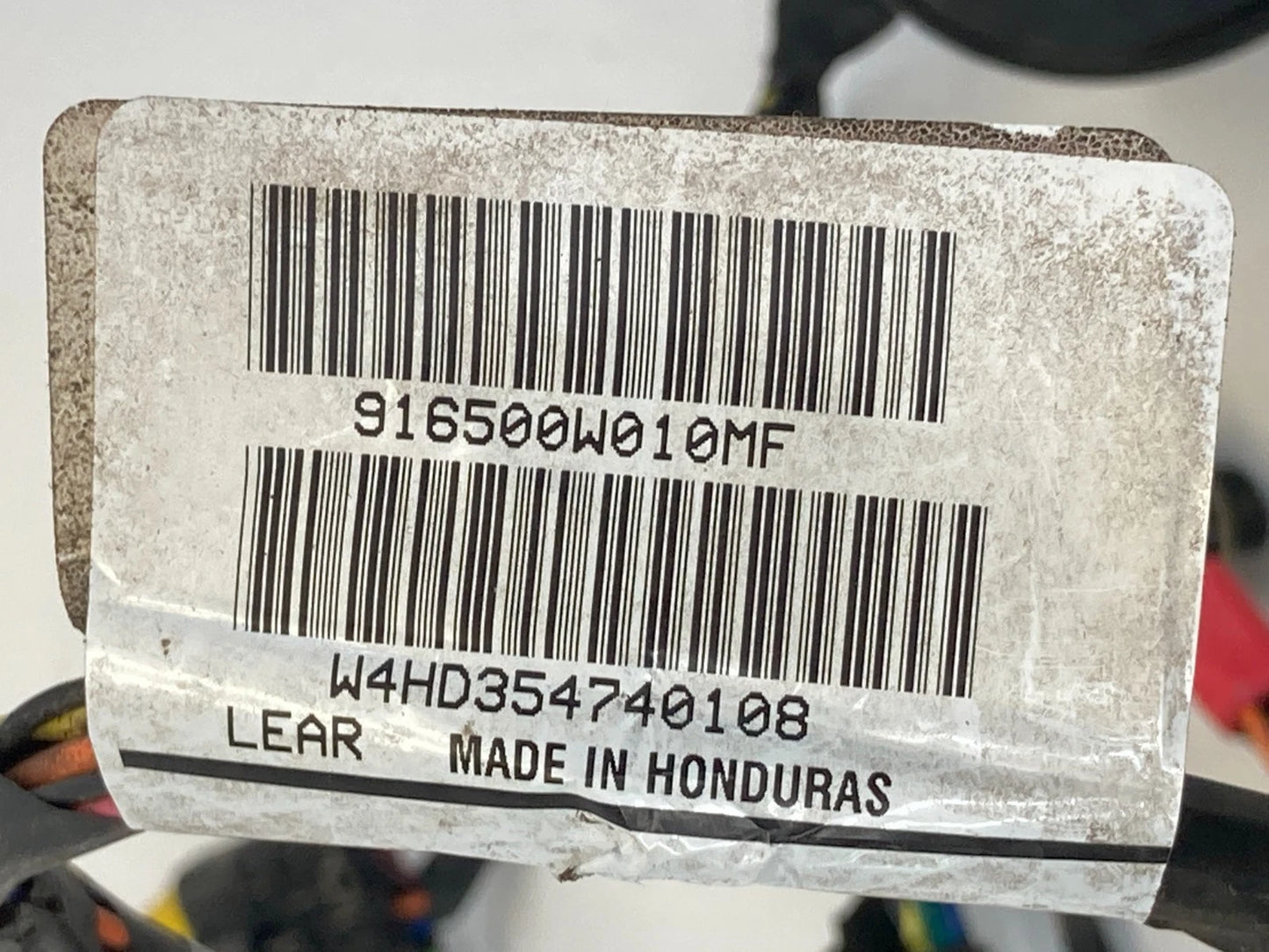 2007-2009 HYUNDAI SANTA FE REAR LEFT SIDE DOOR WIRE HARNESS WIRING 91650-0W010