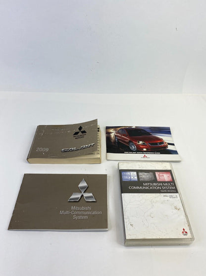 2009 09 Mitsubishi Galant Ralliart Owner's Manual Warranty Guide Set OEM