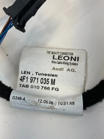 2005-2011 AUDI A6 QUATTRO FRONT LEFT SIDE DOOR WIRING WIRE HARNESS 4F1971035M